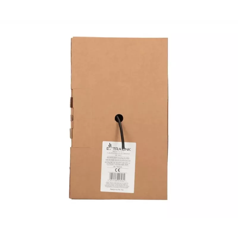 Extralink par trenzado CAT5E SFTP (SF/UTP) V2 exterior 305M