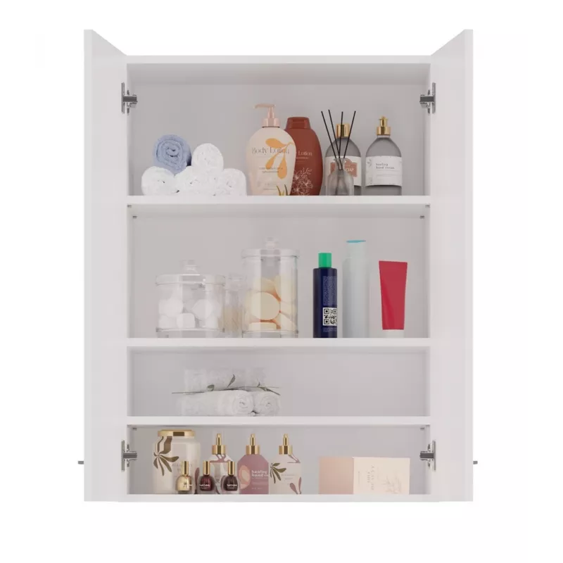 Armario de baño Topeshop POLA MINI DD blanco