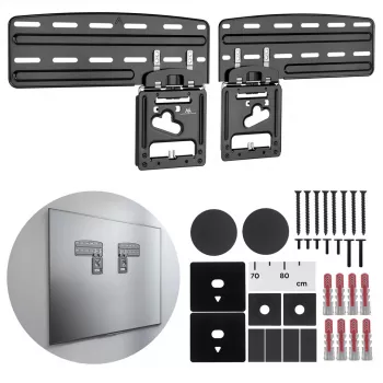 Soporte de TV Maclean, compatible con TVs Samsung QLED, 43-85, máx. 60 kg, MC-806 N