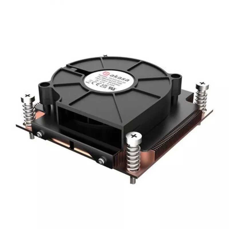 Disipador de CPU Akasa AK-CC7406BP01 para Intel LGA 1700, disipador de heatpipe de cobre