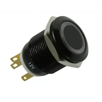Pieza de caja de PC Lamptron LAMP-SW1912L-H – acero negro, diámetro 2,2 cm, unidad suelta