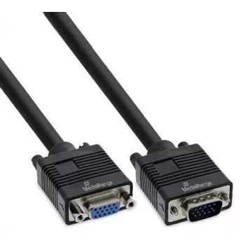 Cable VGA MediaRange MRCS249 2 m — VGA (D-Sub) a VGA (D-Sub), negro