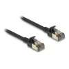 Cable de red DeLOCK RJ45 Cat.8.1 F/FTP Slim Pro 5 m negro