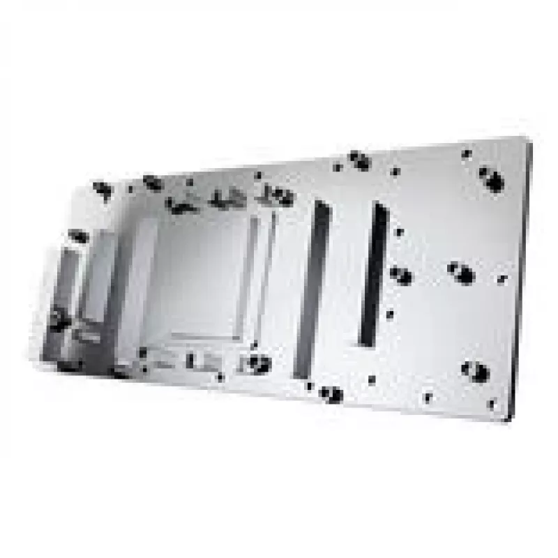 Bloque de agua para GPU Alphacool ES de 1 slot para Nvidia H200 141GB NVL, 2x G1/4, negro/carbono