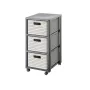 Unidad de almacenamiento Rotho Country 3 cajones Cappuccino/Antracita, Tecnopolímero, 712×325×375 mm