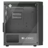 Caja de ordenador Logic Concept Atos AM-ATOS-10-0000000-0002 ATX negra