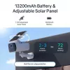 Safemo SC1 SolarCam, vídeo 4K UHD, zoom 8×, visión 132°, visión nocturna, Wi-Fi 2,4 GHz, 1,5 W solar, blanco