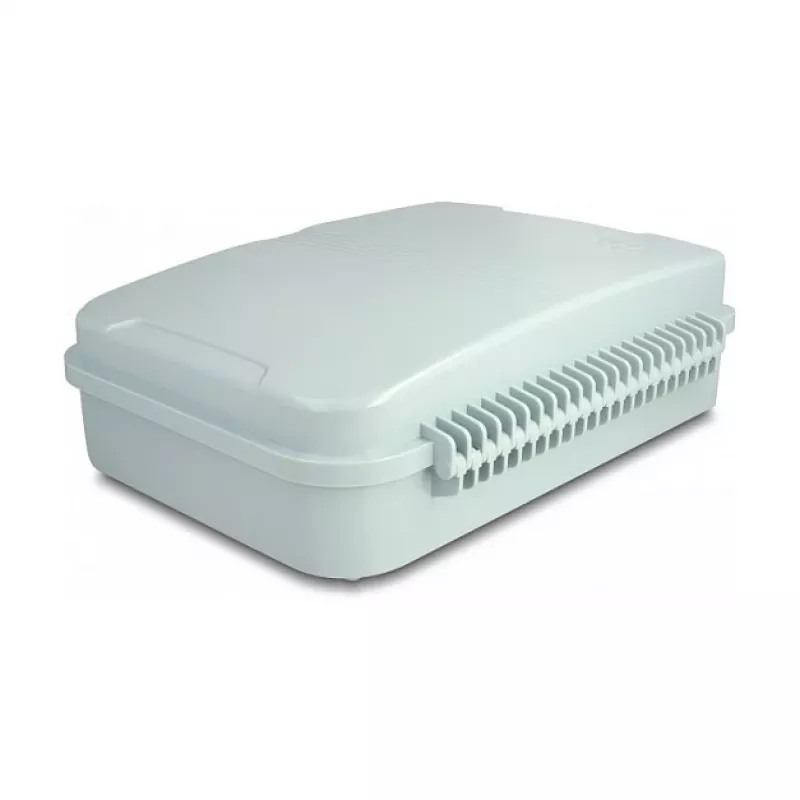 Caja de distribución de fibra óptica DeLOCK 24 puertos IP65 impermeable gris