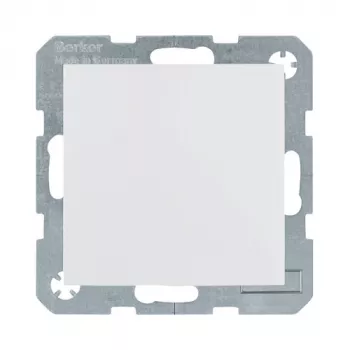 Berker 47518989 toma de corriente SCHUKO con tapa abatible, blanco
