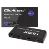 Qoltec 51797 Splitter HDMI activo 2 x HDMI 4K x 2K | 6 Gb/s | 60 Hz
