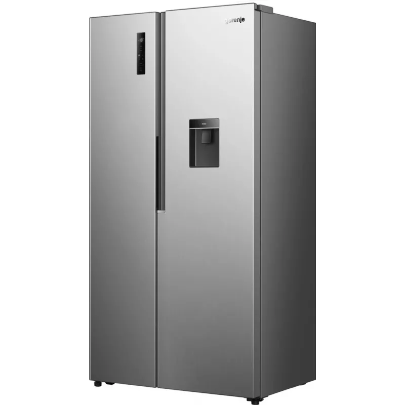 Gorenje HZF55082 NRS917E41XWD G400, Independiente, Puerta americana, Gris, 2 puerta(s), Táctil, LED