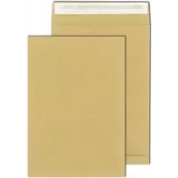 Bolsa de envío MAILmedia 30007061 con fuelle C4 (fuelle de 40 mm), marrón, autoadhesiva, 140 g/m²