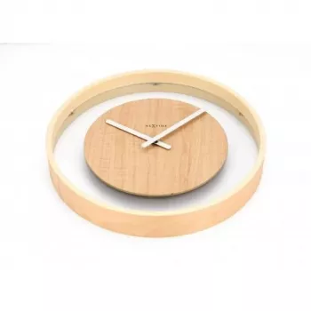 NeXtime Reloj 3046 Wood Loop, Ø30 cm, pared, madera