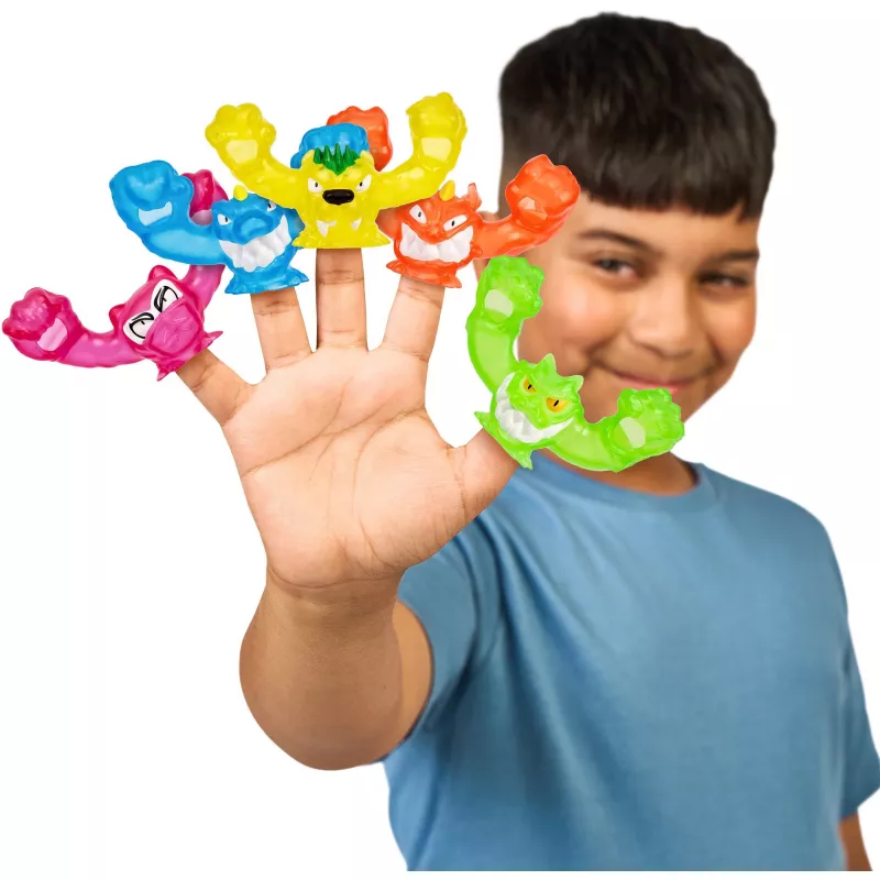 Heroes of Goo Jit to - Meteor Madness Goo Slingers Hyper Blast Slingers, figura de juego pack de 5