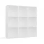 Estantería MALAX 3x3 H blanco