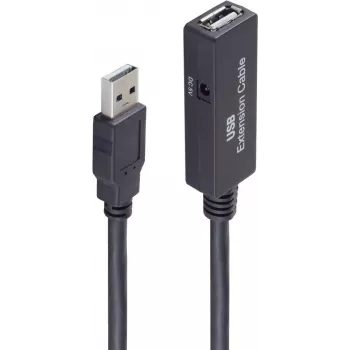 Cable USB ShiverPeaks BS13-29075 10 m USB 2.0 negro