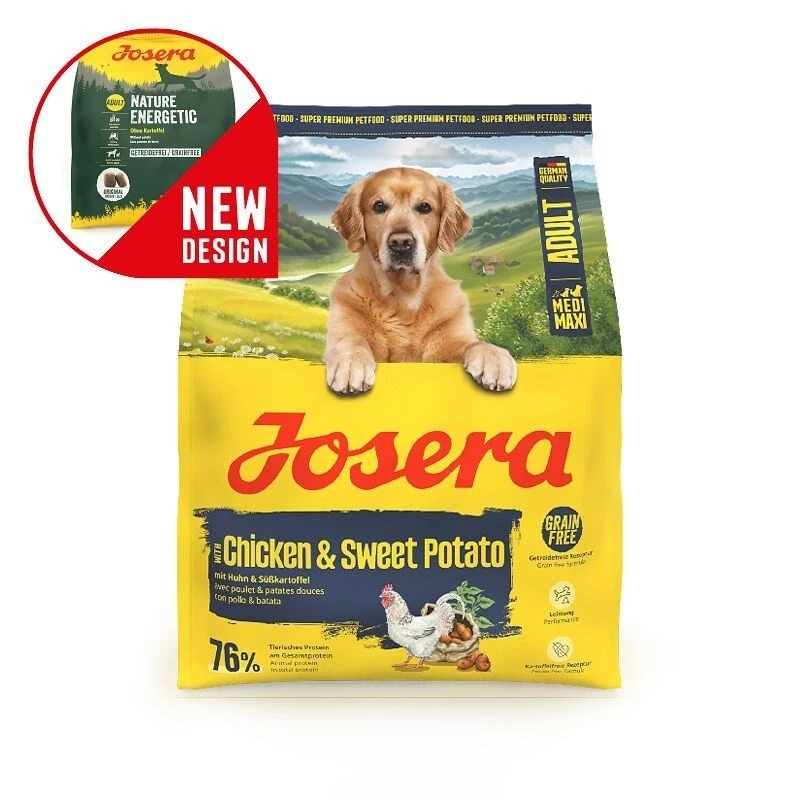 Pienso seco para perros JOSERA Adult Chicken & Sweet Potato 3 kg — perros adultos, receta de pollo