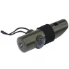 Mil-Tec SP.22073 silbato de supervivencia 6 en 1, verde oliva