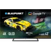 Blaupunkt TV QLED | 43QBG6000S | 43 | Smart TV | Google TV | negro