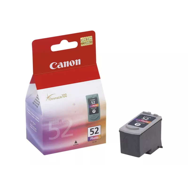 Canon CL-52 Cartucho de tinta fotográfica, cian claro/magenta claro/negro (0619B001)