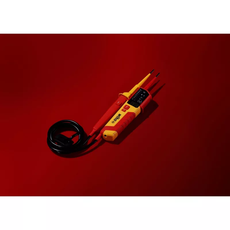 Comprobador de tensión y continuidad Wiha 45216 12–1000 V AC, comprobador manual para tensión alterna y continuidad