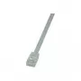 LogiLink CF2071U Cable de red RJ45, cable de red CAT 6 U/UTP 5,00 m blanco altamente flexible 1 ud.