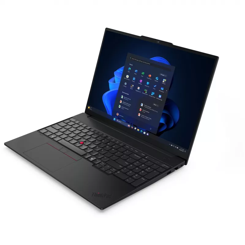 Lenovo ThinkPad E16 Gen 3 (AMD) 21ST004GGE portátil, AMD Ryzen 5 220, 40,6 cm (16 pulgadas) WUXGA 1920 x 1200, 32 GB DDR5, SSD NVMe de 1 TB, AMD Radeon 740M, Wi-Fi, Windows 11 Pro, teclado alemán, negro