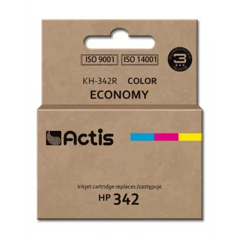 Tinta Actis KH-342R (sustituto de HP 342 C9361EE; estándar; 12 ml; color: cian, magenta, amarillo)