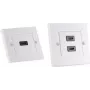 shiverpeaks BASIC-S toma de pared HDMI, 1x HDMI, blanco puro