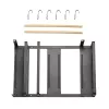 Maclean MC-910 estante magnético para frigorífico/lavadora, negro