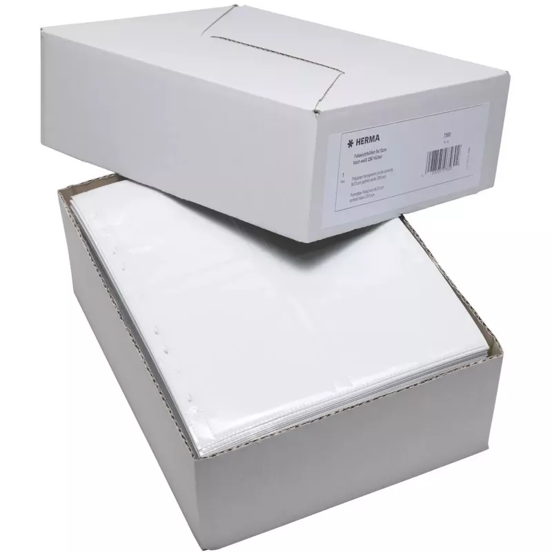 Funda transparente HERMA 7560 90 x 130 mm