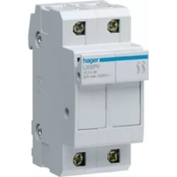 Elemento de fusible HAGER L502PV 2P 1000V DC L38 2M (L502PV)