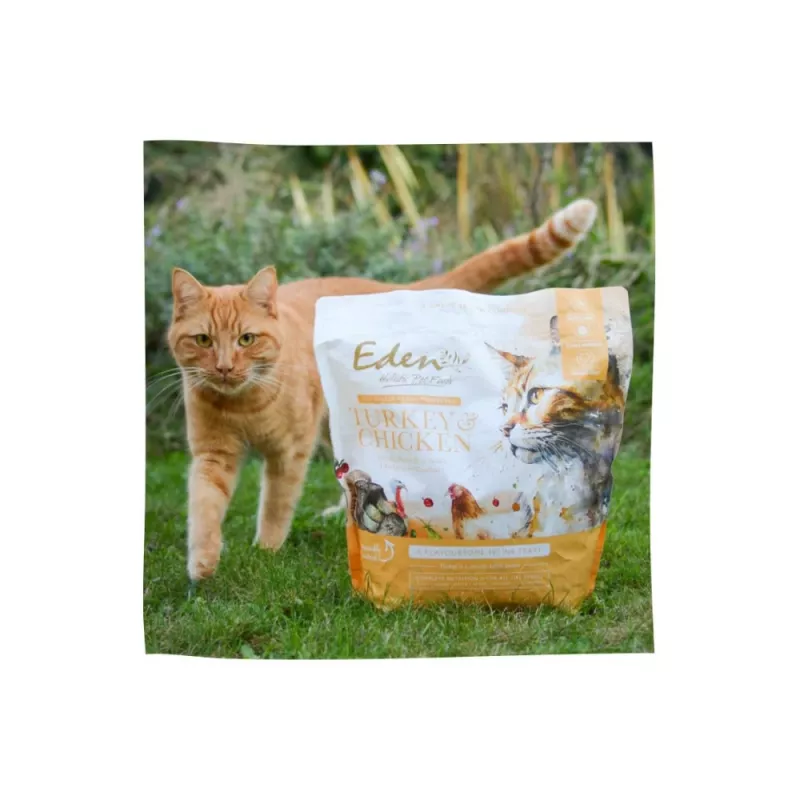 EDEN Turkey & Chicken - pienso seco para gatos - 1,5 kg