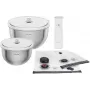 Set de recipientes herméticos al vacío ZWILLING Fresh&Save Bowl Starter Set 9 piezas acero inoxidable