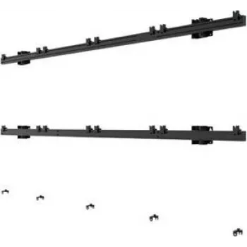 Soporte de pared B-TECH BTXPS27-W4X4/B para videowall dvLED universal 4x4 de 27