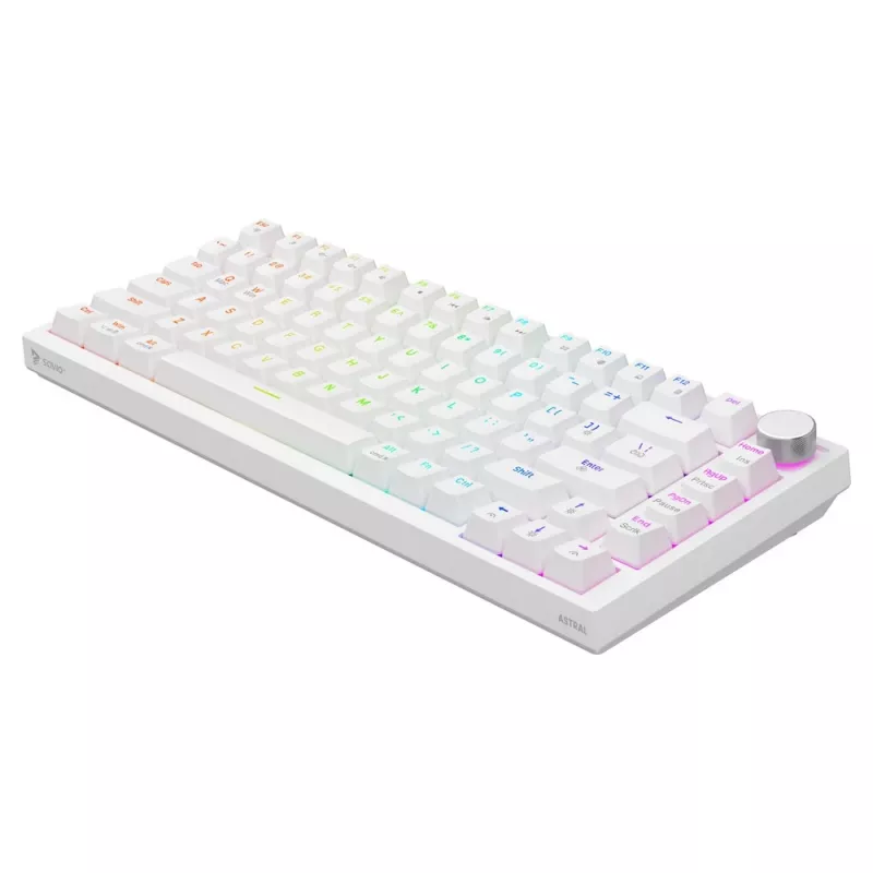 Savio ASTRAL WHITE JADE teclado gaming USB QWERTY US International