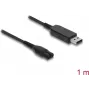 DELOCK Cable de carga USB para maquinilla eléctrica 4,3 V compatible con Philips OneBlade 360 Face + Body