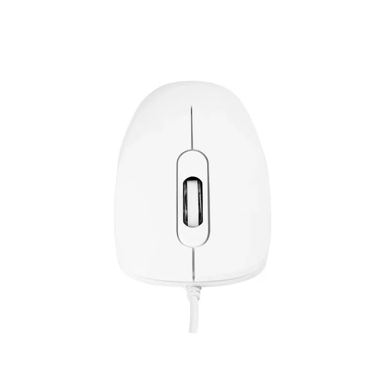 MODECOM M10 M-MC-0M10-200 ratón (óptico, 1000 DPI, color blanco) (M-MC-0M10-200)