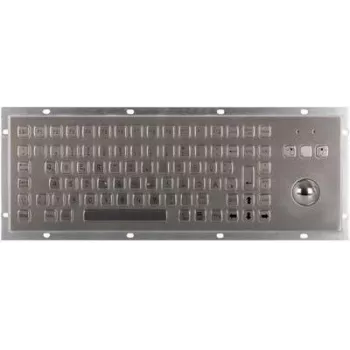 Teclado industrial para PC Joy-IT IPC-Tastatur-02 conexión USB, teclado industrial USB con cable