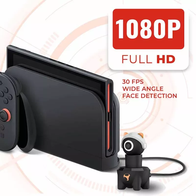 Cámara mini HD 2 en 1 Subsonic Playcam 1080 para Nintendo Switch 2 roja