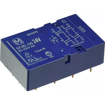Relé PCB Panasonic 24 V/DC 6 A 4 contactos NA, 4 contactos NC SF4D24 1 ud. (SF4D24)