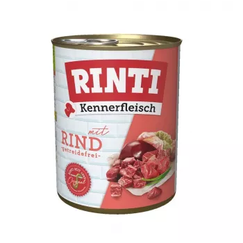 RINTI Kennerfleisch ternera - Comida húmeda para perros - 800 g
