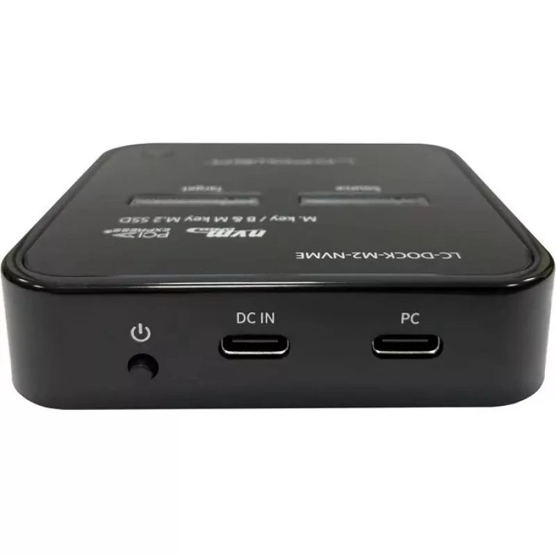 LC-Power LC-DOCK-M2-NVME base de conexión para 2 SSD M.2 NVMe