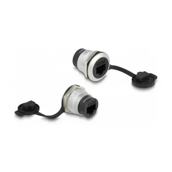Cable de red DeLOCK RJ45 Cat.6A 1m negro