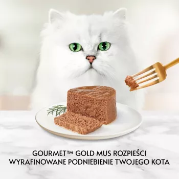 Comida húmeda para gatos Purina GOURMET Gold Adult Atún 85 g lata, proteína 10,5 %, grasa 7 %, humedad 77,5 %