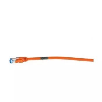 Cable de red RJ45 - CAT6A 500MHz - 0,15 m - naranja - S-STP (S/FTP) - AWG26 - LSZH - Synergy 21