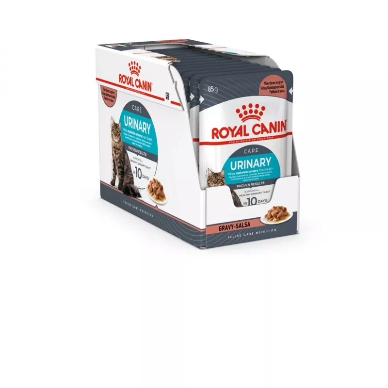 Comida húmeda para gatos Royal Canin Urinary Care adultos aves 85 g bolsa (pack de 12)
