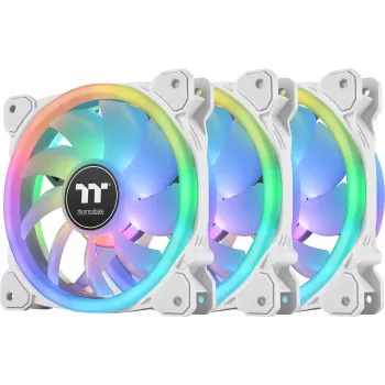 Thermaltake SWAFAN 12 ARGB 120mm Reverse Blade Pack de 3 - Blanco