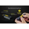 Linterna frontal Nitecore HU2000, 10 LEDs, Batería de litio recargable por USB, Aluminio+Policarbonato, IP68 resistente al agua