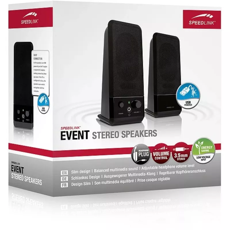 Altavoz SPEEDLINK EVENT Negro Con cable 5 W